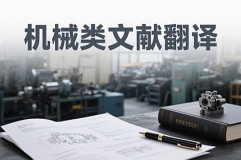 机械类文献翻译