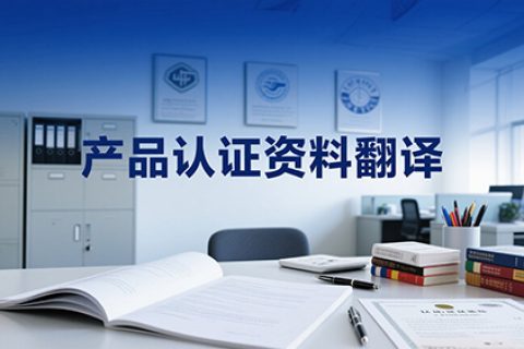 产品认证资料翻译