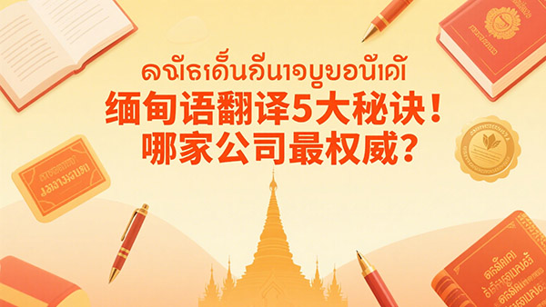 缅甸语翻译
