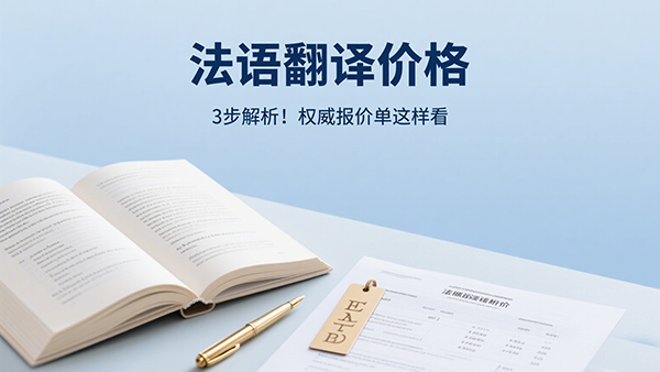 法语翻译价格