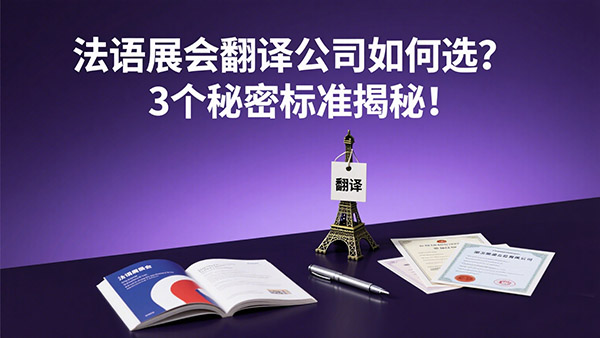 法语展会翻译公司