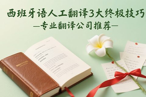 西班牙语人工翻译