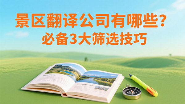 景区翻译公司有哪些