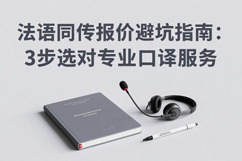 法语同传报价