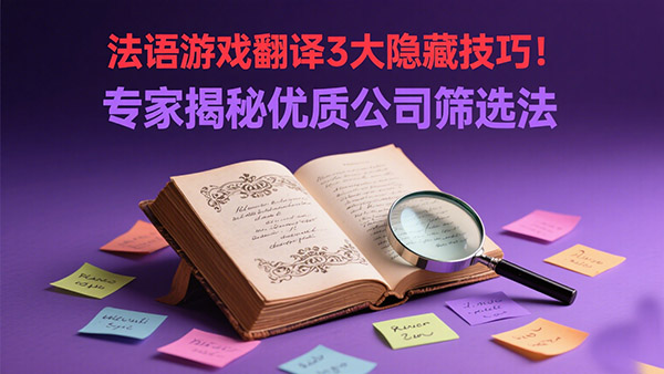 法语游戏翻译