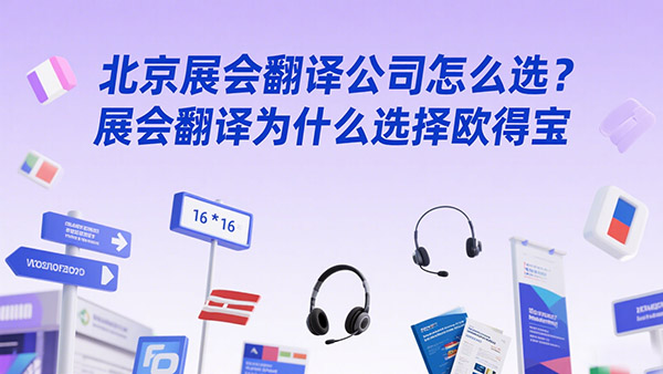 北京展会翻译公司