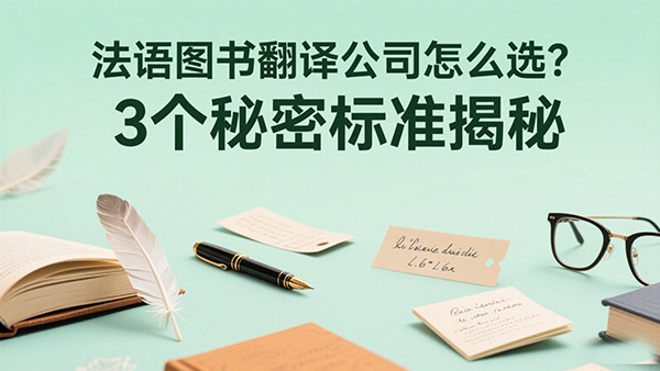 法语图书翻译