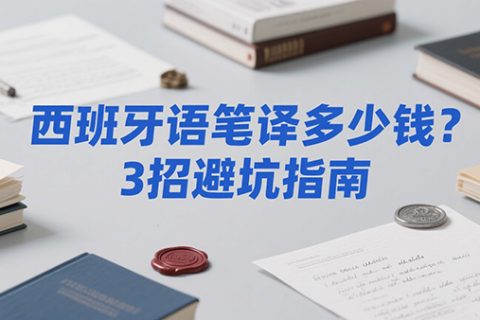 西班牙语笔译多少钱？3招避坑指南