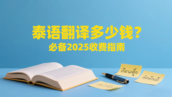 泰语翻译多少钱