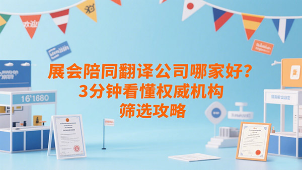 展会陪同翻译