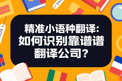 小语种翻译