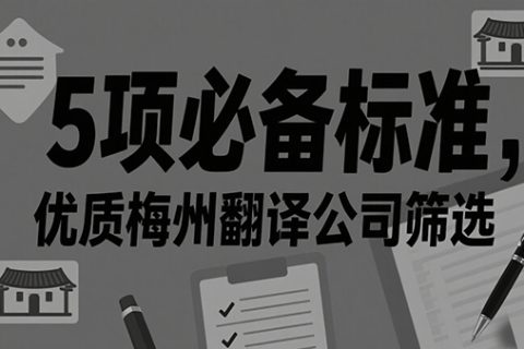 梅州翻译公司