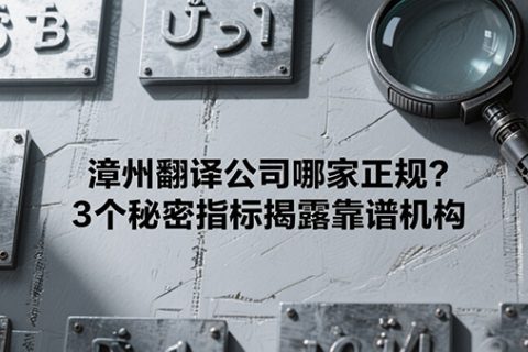 漳州翻译公司