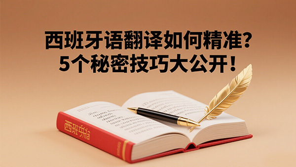 西班牙语翻译如何精准