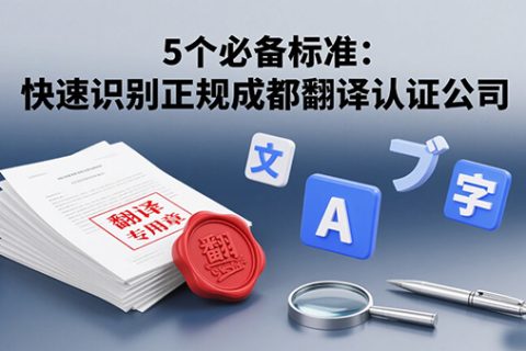 成都翻译认证公司