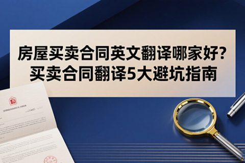 房屋买卖合同英文翻译