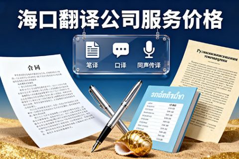 海口翻译公司服务价格