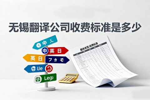 无锡翻译公司收费标准是多少