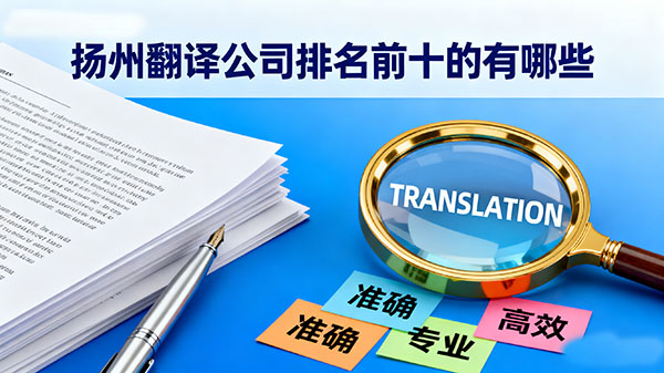 扬州翻译公司排名
