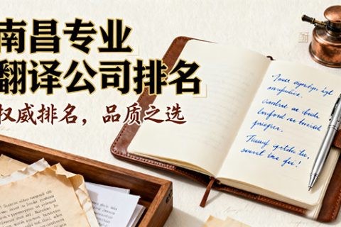 南昌专业翻译公司排名