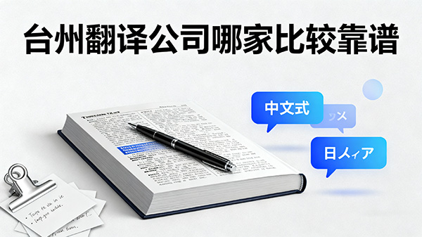 台州翻译公司哪家比较靠谱