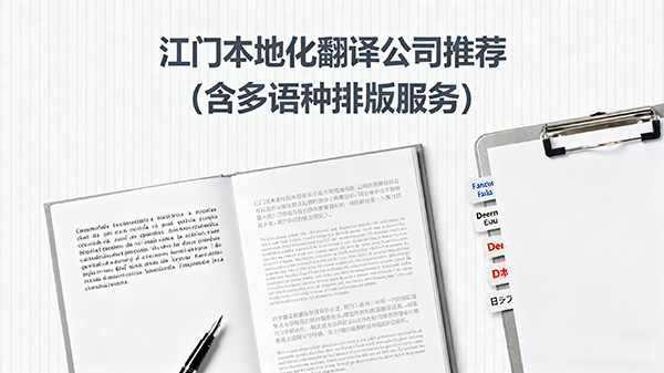 江门翻译公司推荐