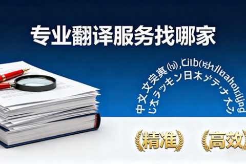 专业翻译服务找哪家