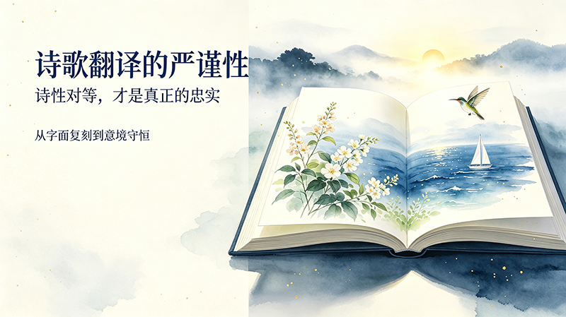 摒弃字面桎梏:论诗歌翻译的诗性严谨与动态对等