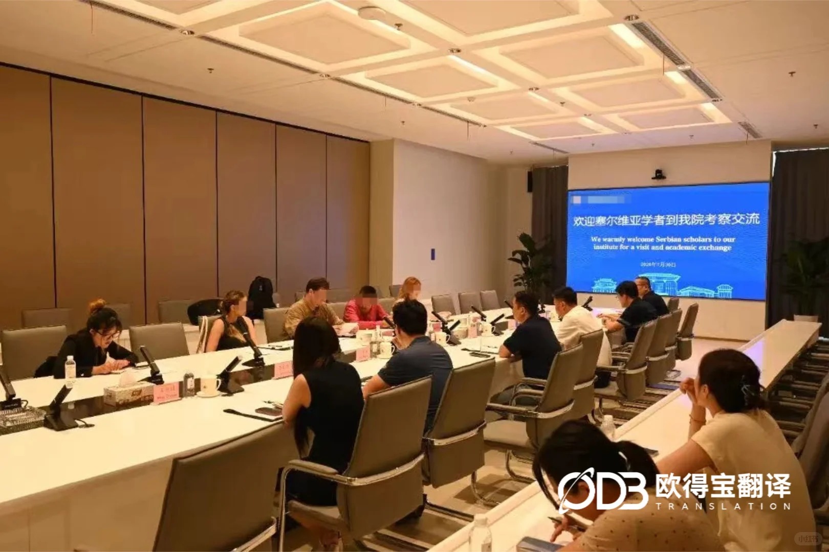 共鉴文明互鉴！欧得宝圆满交付中塞文物考古塞尔维亚语口译