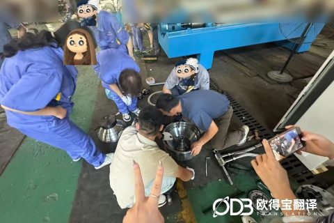 精验精工设备出海！欧得宝圆满交付南京机械设备验收越南语口译