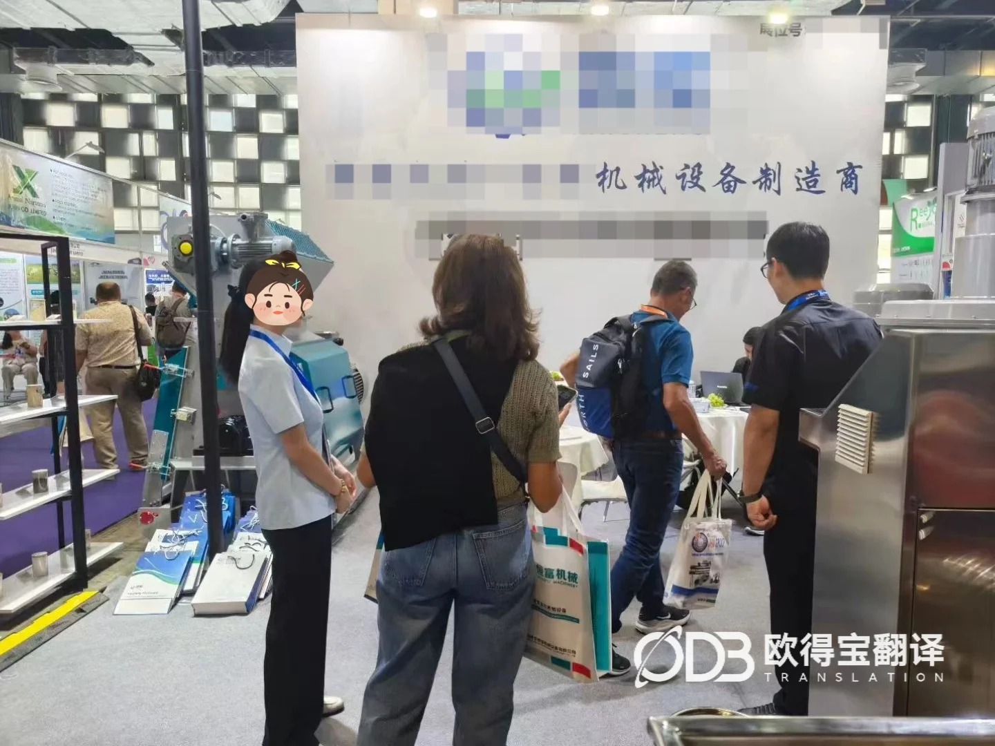 上海机械行业展会英语口译案例|欧得宝翻译会展涉外口译交付