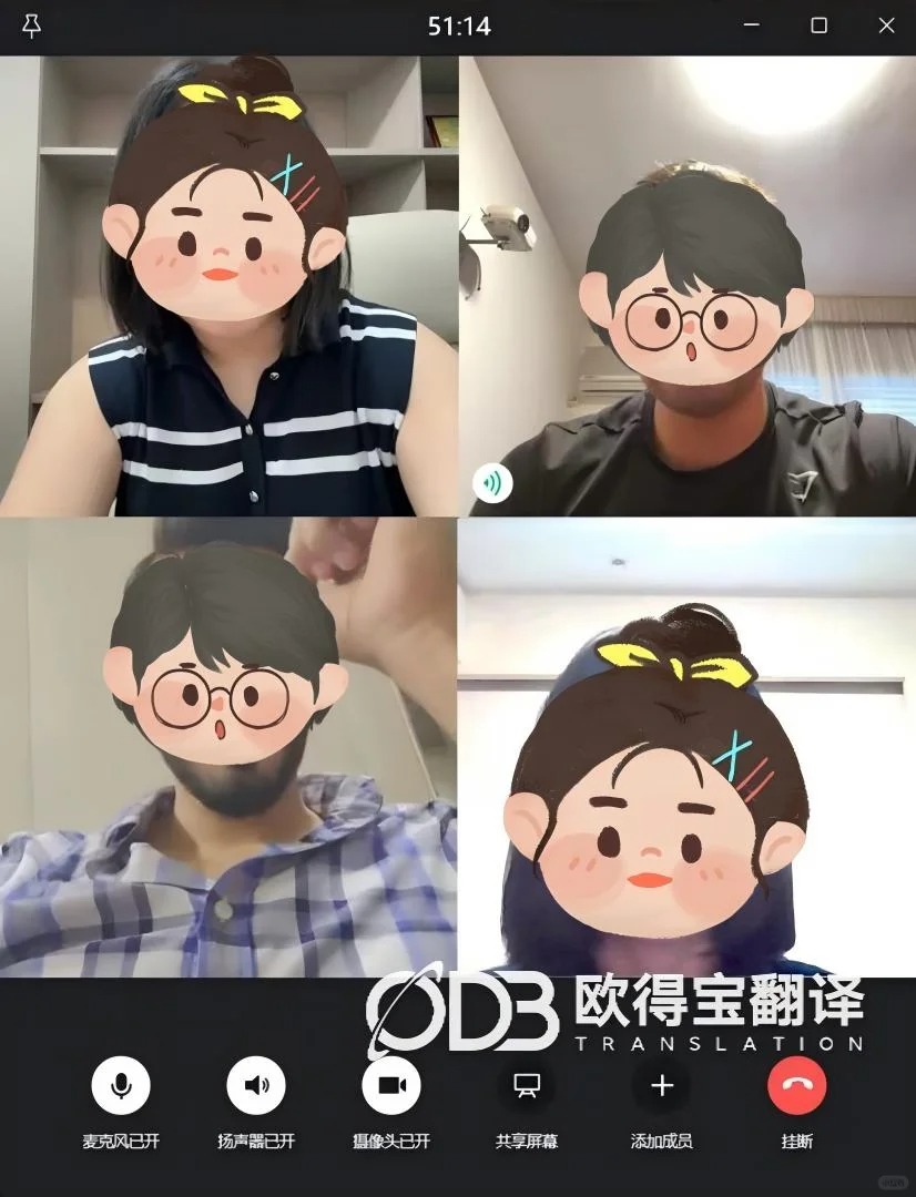 线上手表行业商务会议英语口译|欧得宝翻译钟表饰品涉外订单沟通口译交付