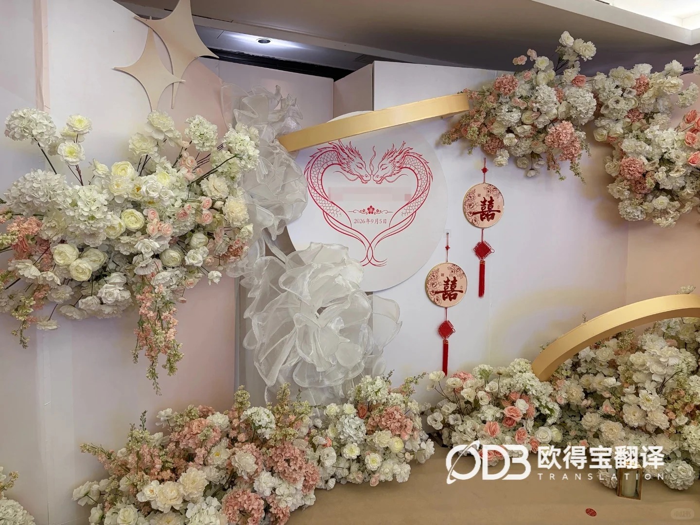 成都涉外婚礼法语陪同口译|欧得宝翻译浪漫涉外仪式口译交付