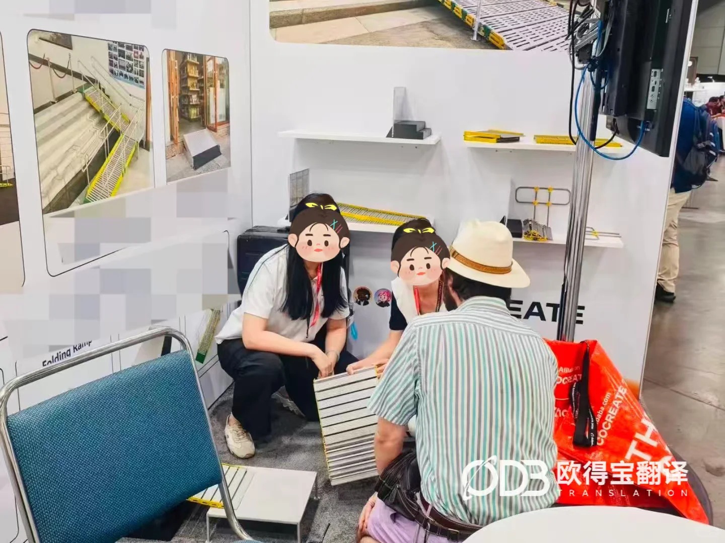 洛杉矶机械展会英语口译|欧得宝翻译美国涉外机械展会商务口译交付