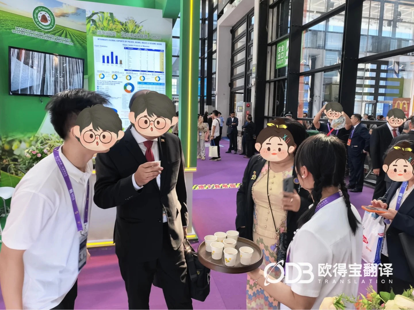 南宁健康产品展会英语展台口译|欧得宝翻译助力大健康消费产品对外推介